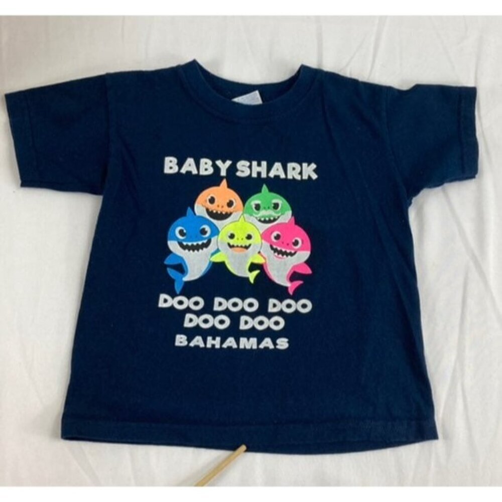 Boys Baby Shark Doo Doo Doo Tee Shirt Bahamas 4T